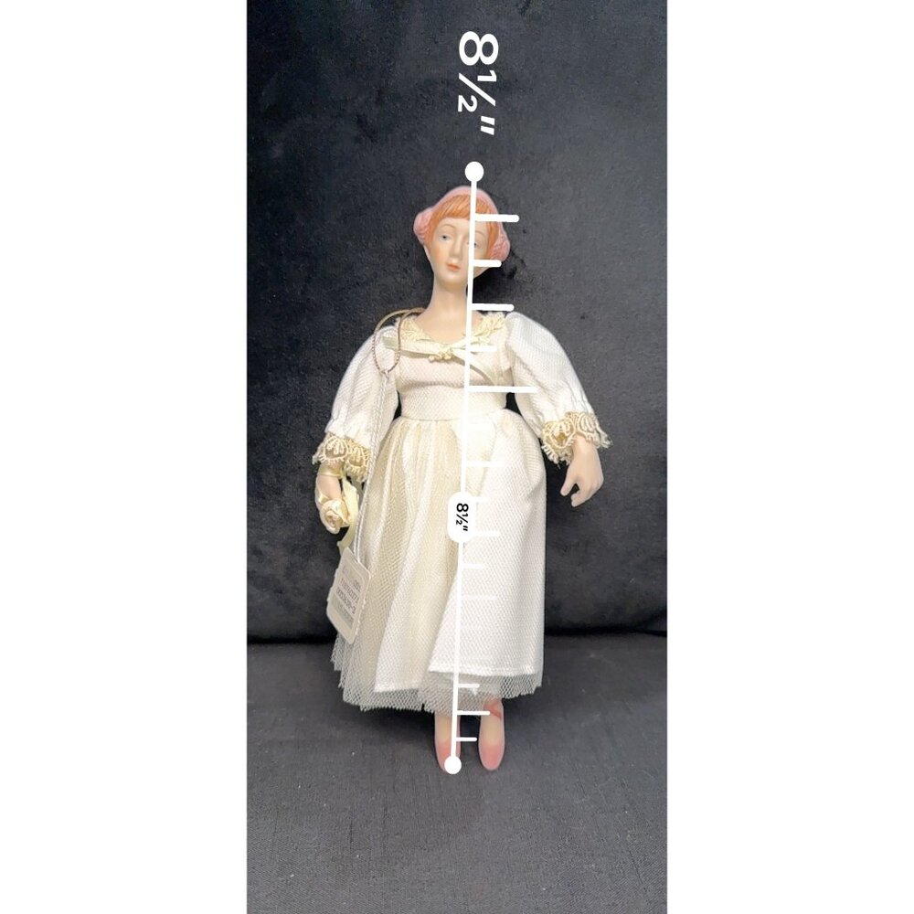 Vintage Amlings Porcelain Ballerina  Ornament Fugurine Made in Taiwan - Picture 10 of 10